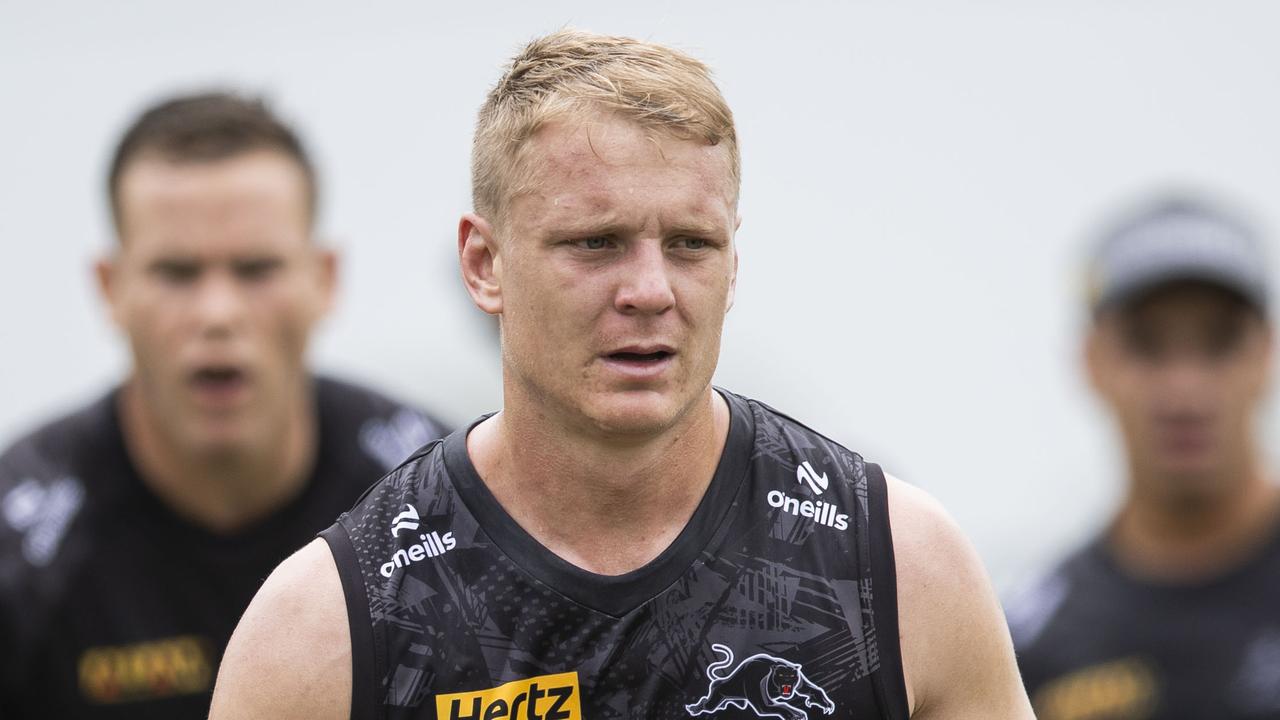 Schneider has performed strongly at pre-season training in tough conditions out west. Picture: Panthers Digital