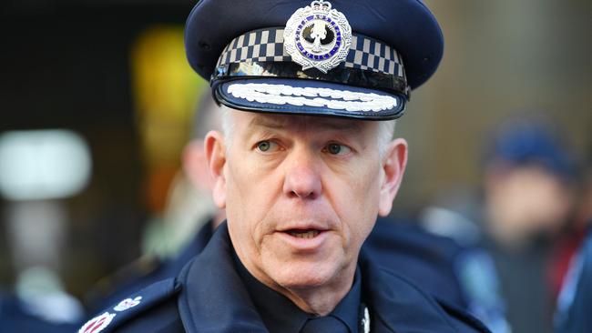 South Australian Police Commissioner Grant Stevens Picture: AAP Image/David Mariuz.