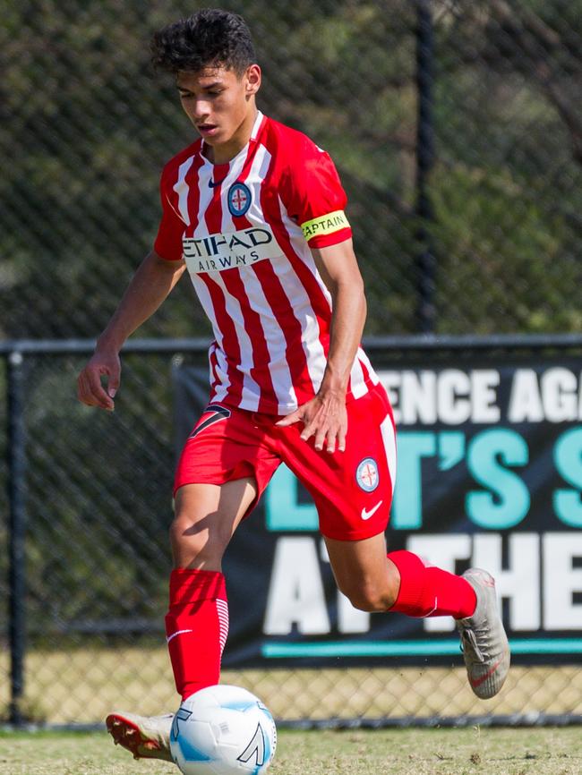 Melbourne City player Liam Farrugia, from Bundoora.