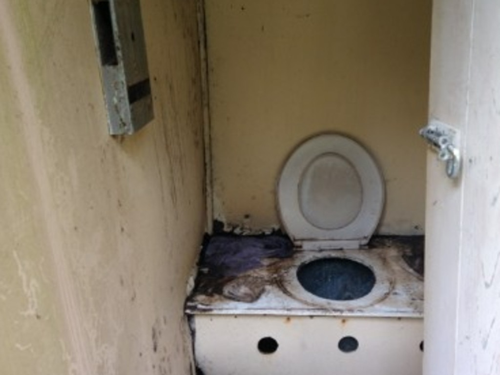 Women in the electrical trade say they often have to use dirty toilets on construction sites or leave to find a female bathroom. Picture: Supplied.