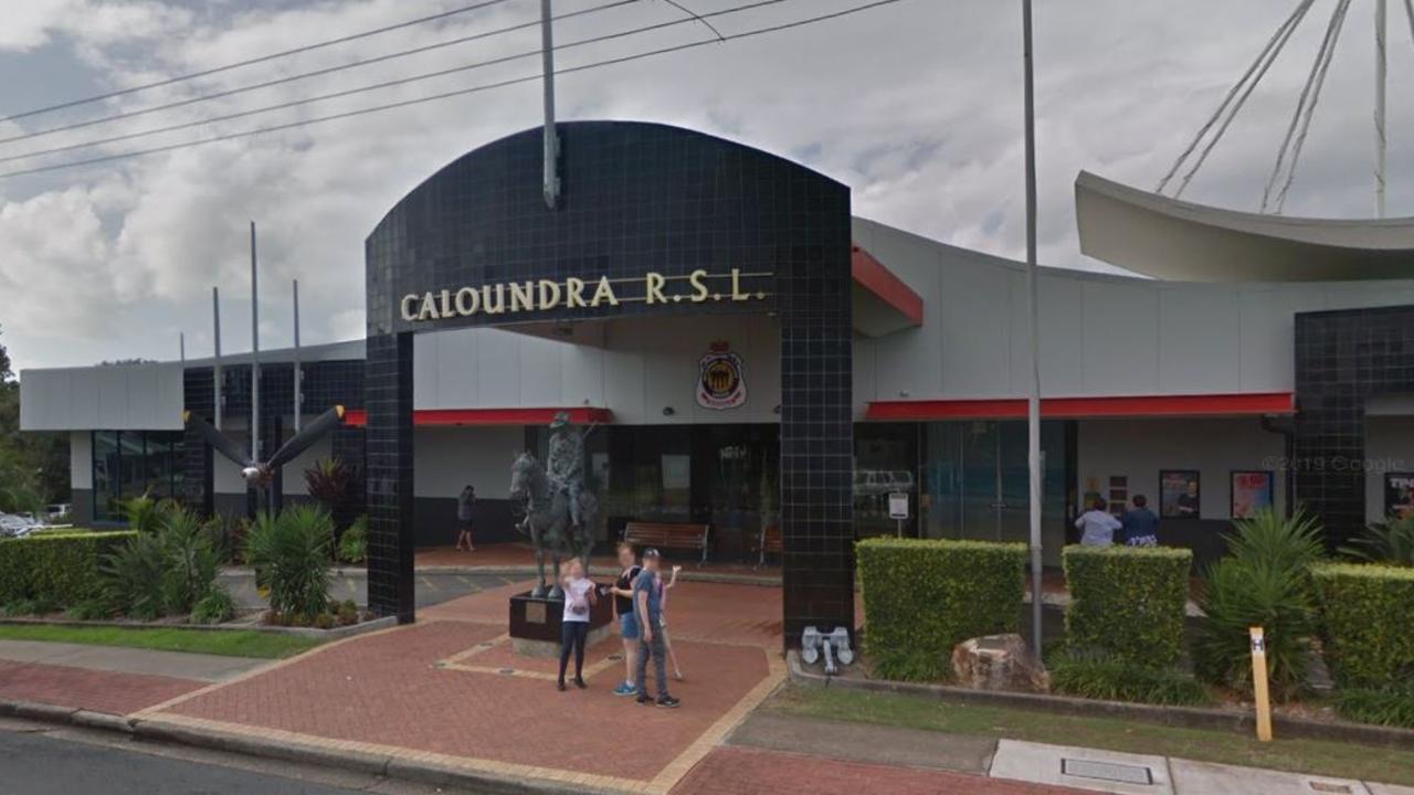 The incident happened at the Caloundra RSL.