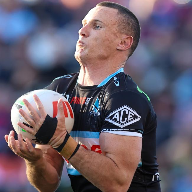 In-demand Cronulla outside back Connor Tracey. Picture: Jenny Evans/Getty Images