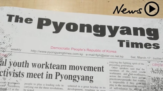 Take a peek inside a North Korean newspaper