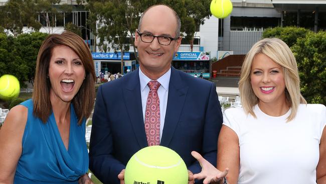 Sunrise’s Natalie Barr, David Koch and Sam Armytage / Picture: Julie Kiriacoudis