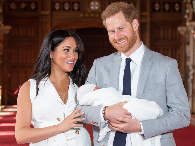 Meghan Markle, left, was previously a vocal supporter of Trump’s election rival, Hillary Clinton. Picture: Getty Images