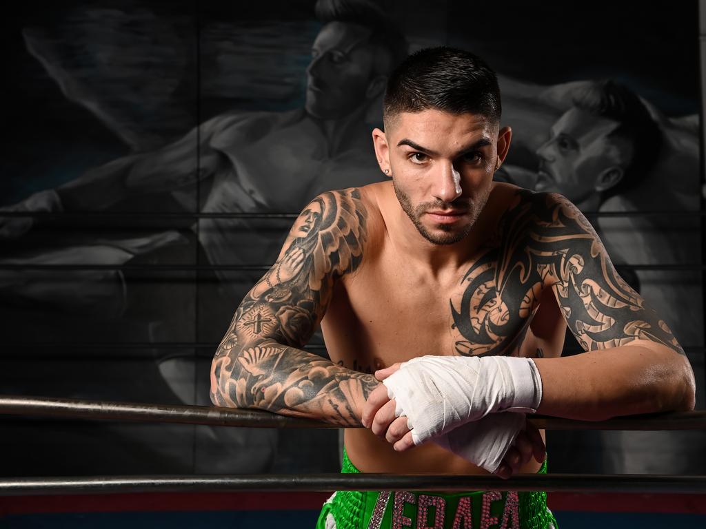 Michael Zerafa is preparing to face Tim Tszyu on July 7 in Newcastle. Photo by Grant Trouville.