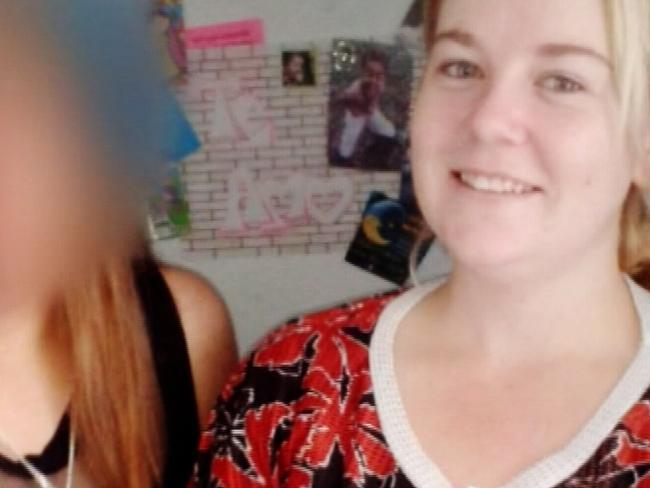 The accused drug mule is waiting in El Buen Pastor women’s prison to learn her fate. Picture: Nine News