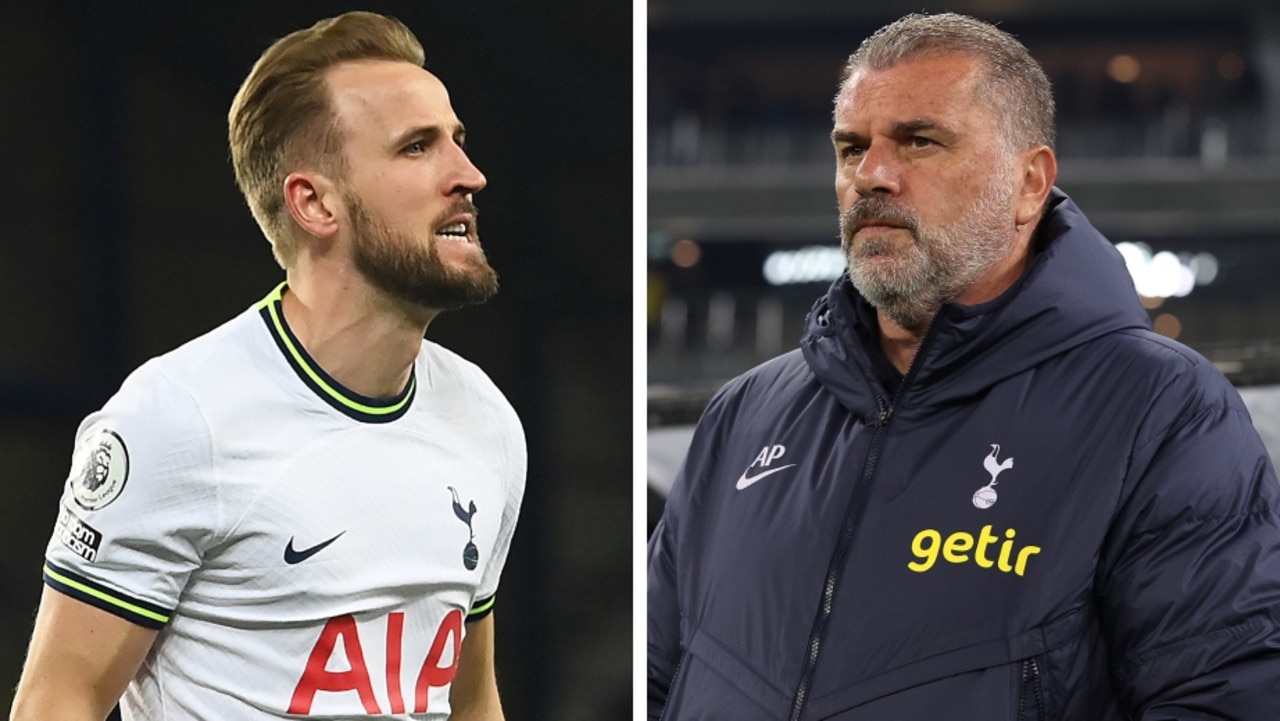 Harry Kane and Ange Postecoglou.