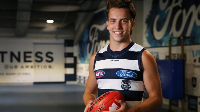 CAUTION-EMBARGOED UNTIL MARCH 14TH.Geelong Cats draftee Francis Evans.Geelong Cats draftees - embargoed for March 14. Picture: Peter Ristevski