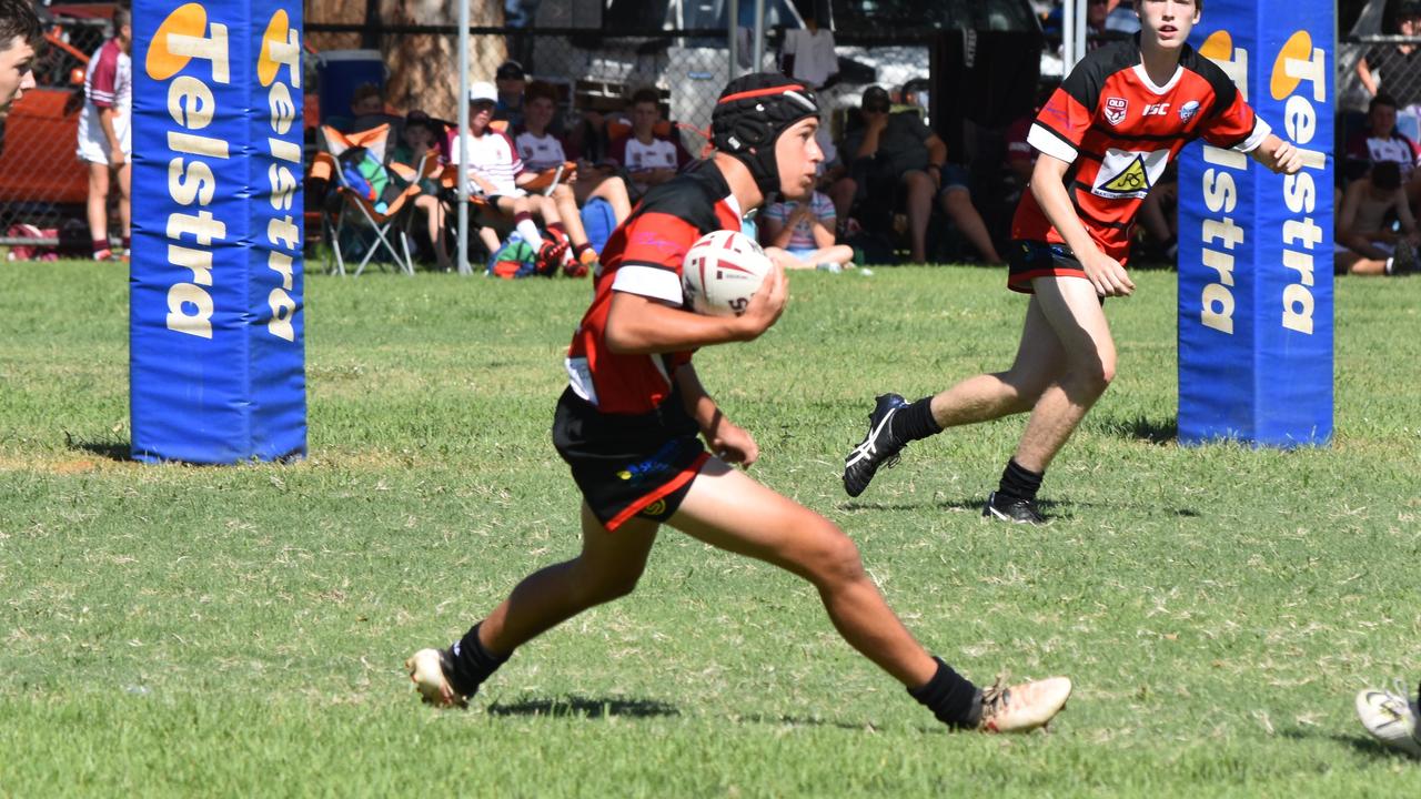Mitchell Magpies v Toowoomba Valley Roosters U16. Adrian Vowles Cup 2020.