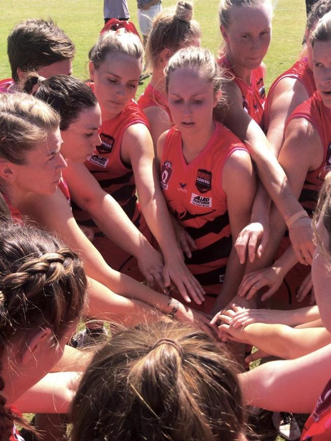 The Burleigh Bombette's have vowed to return stronger in 2020 following their grand final loss to Kedron. Picture supplied.