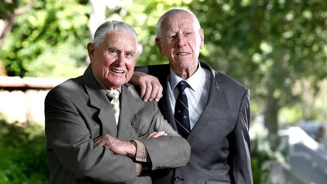 Jack Thomas, left, and Mr Fowler together in 2015. Picture Mike Burton