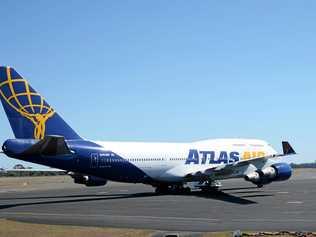 An Atlas Air 747 on the tarmac at Rockhampton Airport. Picture: Allan Reinikka ROK260717a747airp