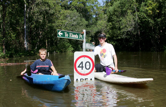 Flooding at Boreen Point | The Courier Mail