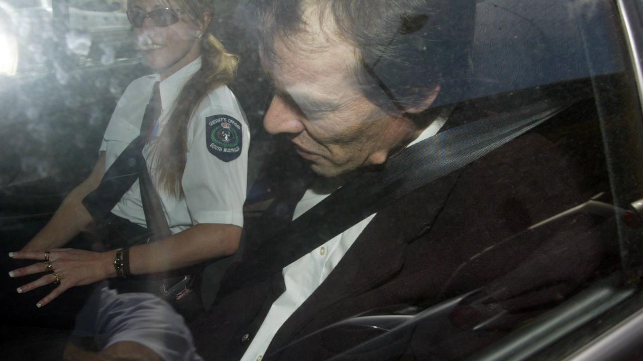 Mark Ray Haydon in 2004 during his trial in the Snowtown case. Picture: Toby Zerna
