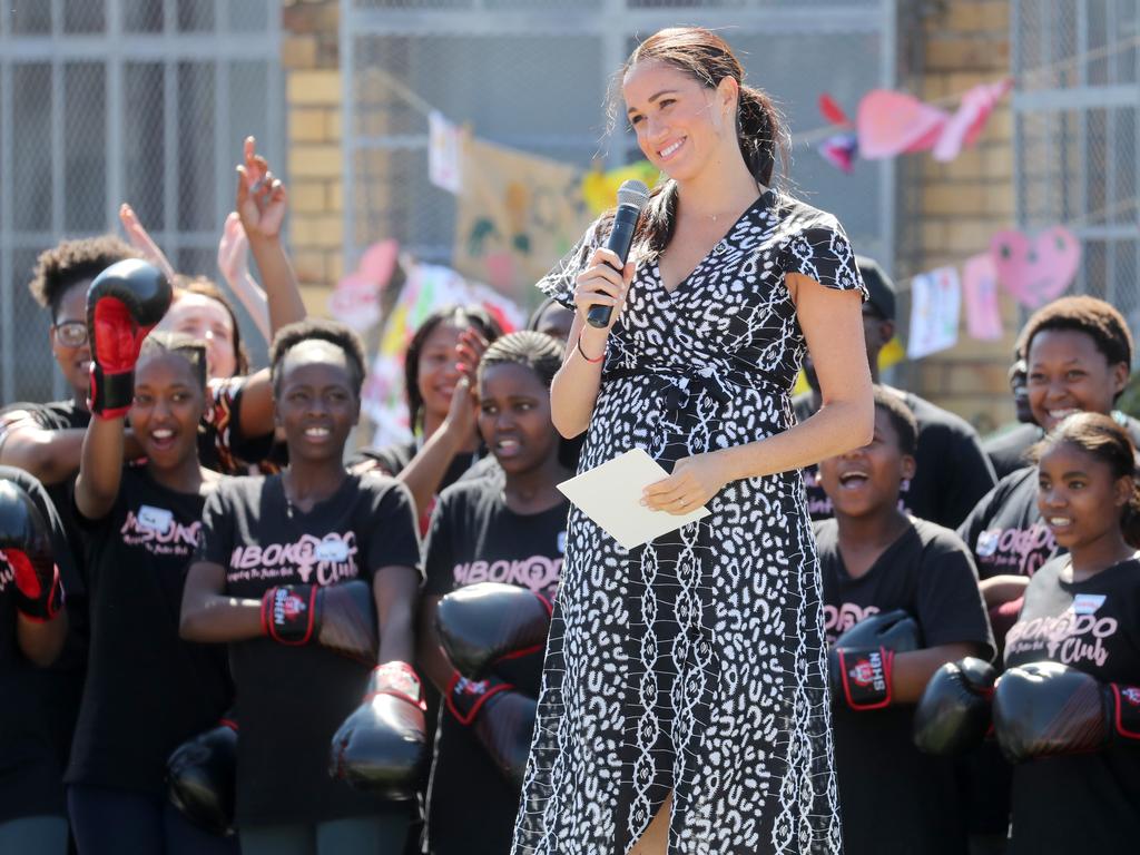 Meghan knows how to deliver a speech. Picture: Chris Jackson/Getty Images