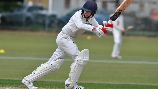 Iona College batsman Mitchell Yarrow during the 2021 season. Picture, John Gass