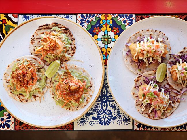 Tacos are part of the El Camino Cantina street food menu. Picture: Adam Yip.