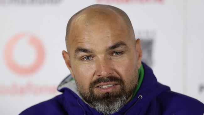 Todd Payten is the interim coach of the New Zealand Warriors. Picture: Mark Metcalfe/Getty Images