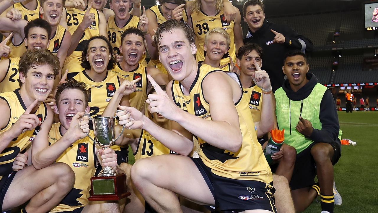 Trent Rivers was part of Western Australia’s AFL 2019 U18 Championships victory. Picture: Dylan Burns