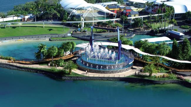 The plan for the new, reimagined Sea World on the Gold Coast. Photo: Village Roadshow Theme Parks.