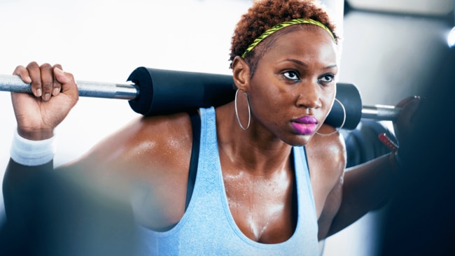 Resistance training is a great way to work up a sweat and get your heart rate soaring. Image: Getty