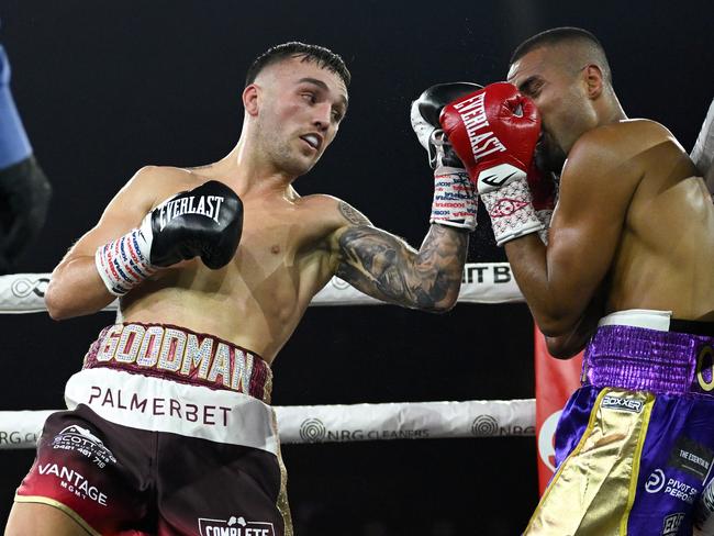 Goodman most recently stopped Mark Schleibs in Wollongong in March. Picture: No Limit Boxing.