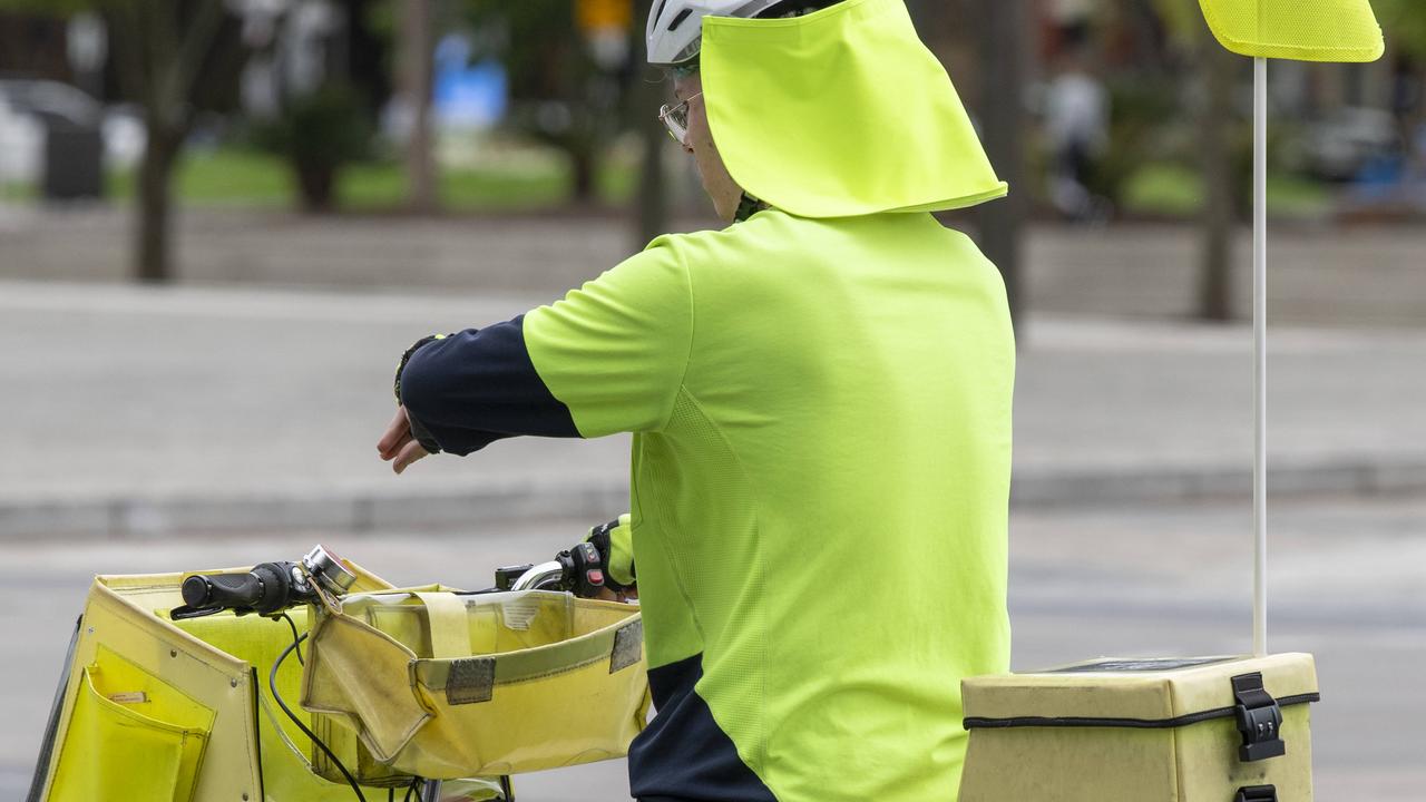 Australians are on track to receive just one letter a week by 2032. Picture: NCA NewsWire / Naomi Jellicoe