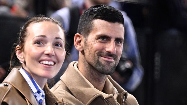 Serbia's tennis player Novak Djokovic (R) and his wife Jelena Djokovic do great charity work. (Photo by AFP)