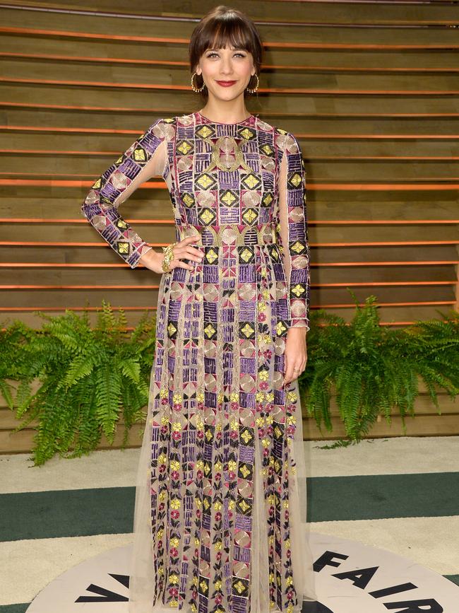 Rashida Jones attends the 2014 Vanity Fair Oscar Party. Picture: Getty Images