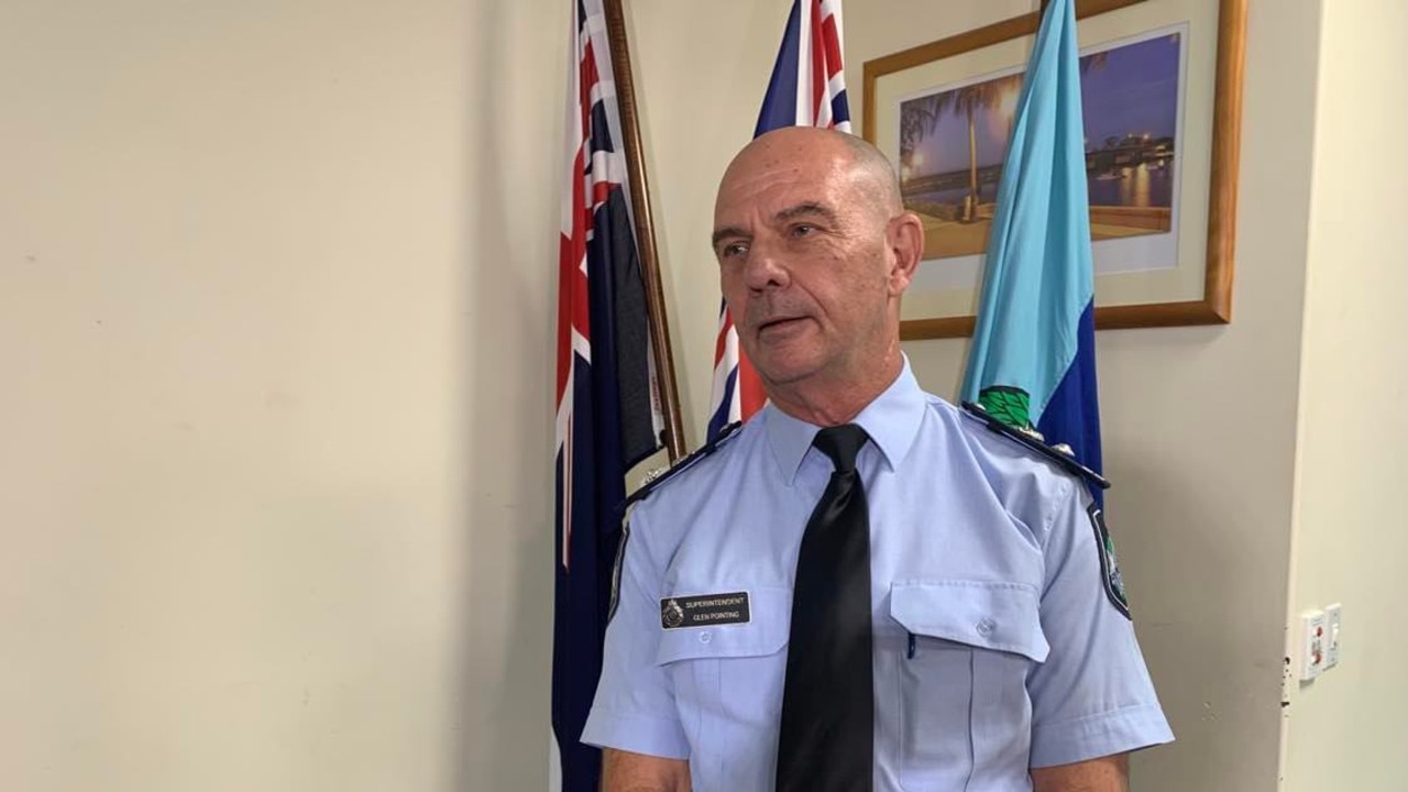 Capricornia District Superintendent Glen Pointing at Rockhampton Police Station.