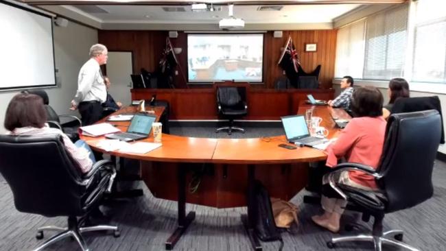 IN SESSION: Ross Bartley addresses Southern Downs Regional Council SDRC chambers via livestream. Picture: SDRC