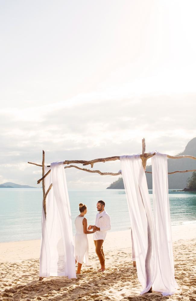 Were you hoping to head overseas for a destination wedding? Check out Hamilton Island instead. Picture: Hamilton Island Tourism