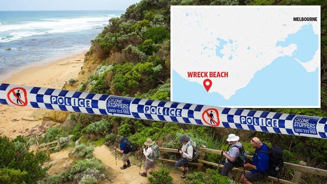 The couple's bodies were found on an isolated track near Wreck Beach on the Otway Ranges.