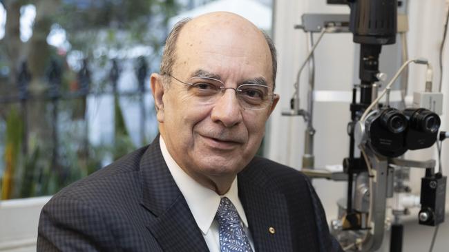 Prof Minas Coroneo AO from the Prince of Wales Hospital Foundation. Picture: Supplied