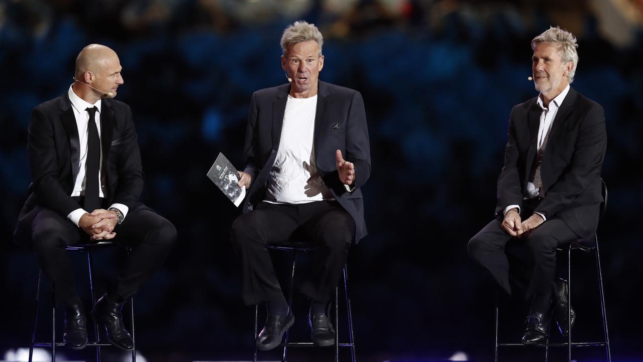 Sam Newman was overwhelmed by the people who had shown up to farewell Warne, including the United Nations. Picture: Darrian Traynor/Getty Images