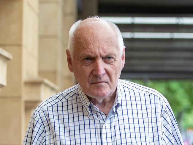 ADELAIDE, AUSTRALIA - NewsWire Photos JANUARY 30, 2023: John Malcolm West leaves AdelaideÃs District Court. West a former high ranking Liberal party member who escaped Australia for three decades while awaiting trial for fraud. Picture NCA NewsWire / Emma Brasier