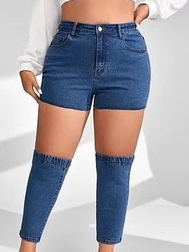 For those days you can’t decide if it’s shorts or jeans weather. Picture: Shein