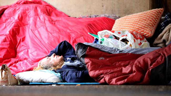 Women are the fastest-growing group of homelessness people in Australia. Picture: Damian Shaw/NCA NewsWire