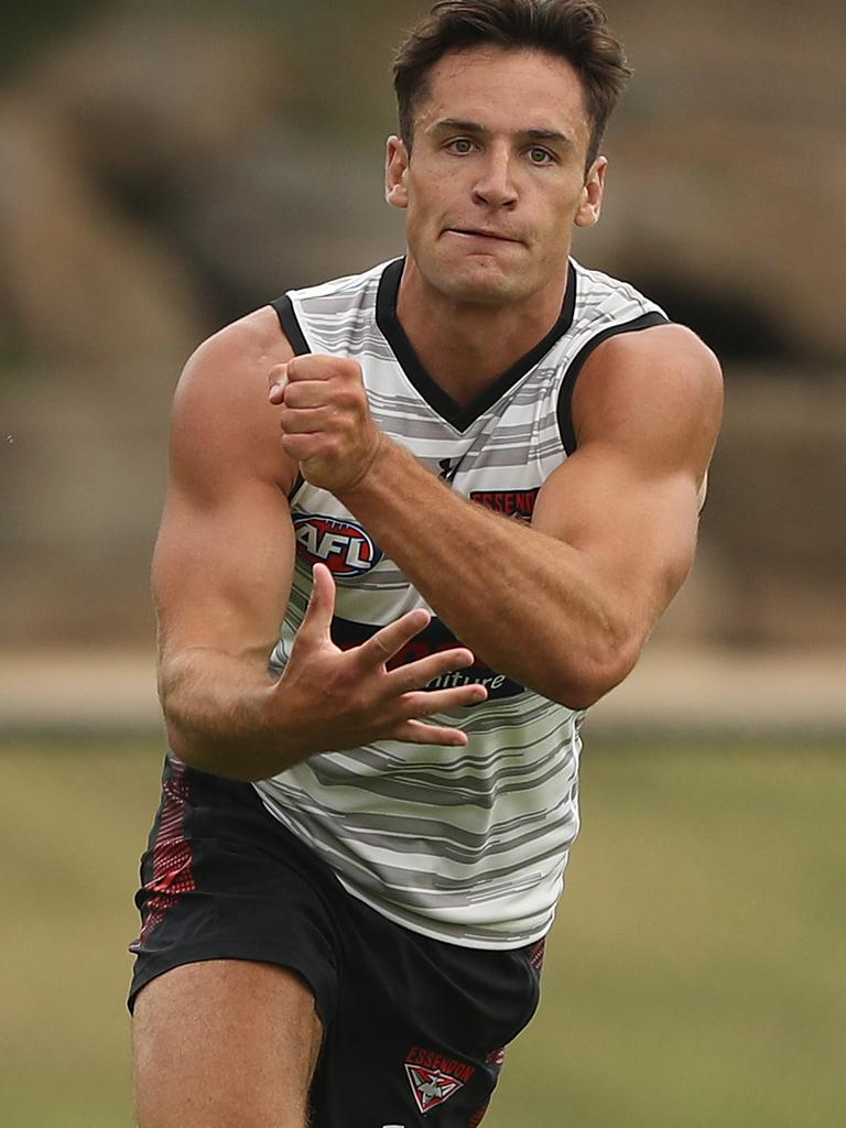 Mitch Hibberd could slot straight into Essendon’s midfield.