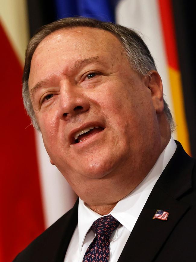 US Secretary of State Mike Pompeo will speak from Israel. Picture: AFP