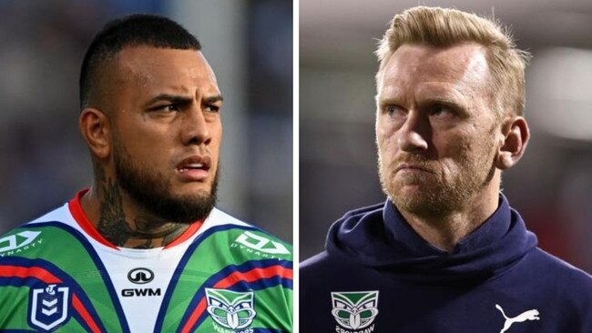 Addin Fonua-Blake and Andrew Webster of the Warriors. Photos: Getty Images