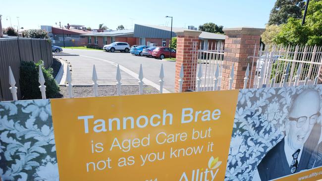 Tannoch Brae Aged Care battled a Covid outbreak. Picture: Mark Wilson