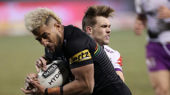 Kikau will be a focal point for Penrith against the Rabbitohs. AAP Image/Craig Golding.