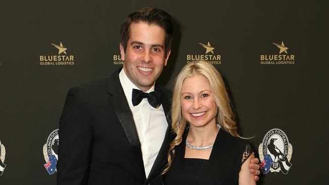 Alisa Camplin-Warner and Oliver Warner. Picture: Julie Kiriacoudis.