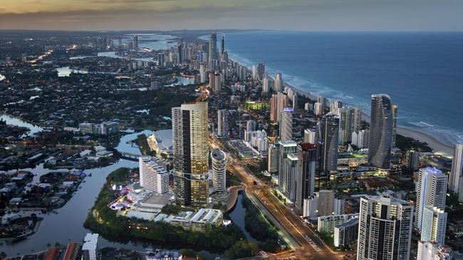 An artist's impression of the residential apartments offered for sale at The Star Gold Coast. Photo: Supplied