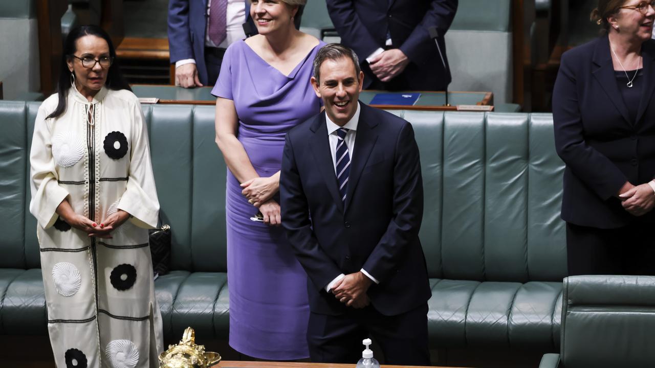 Treasurer Jim Chalmers has handed down his first budget after Labor took power last year. Picture: NCA NewsWire/ Dylan Robinson