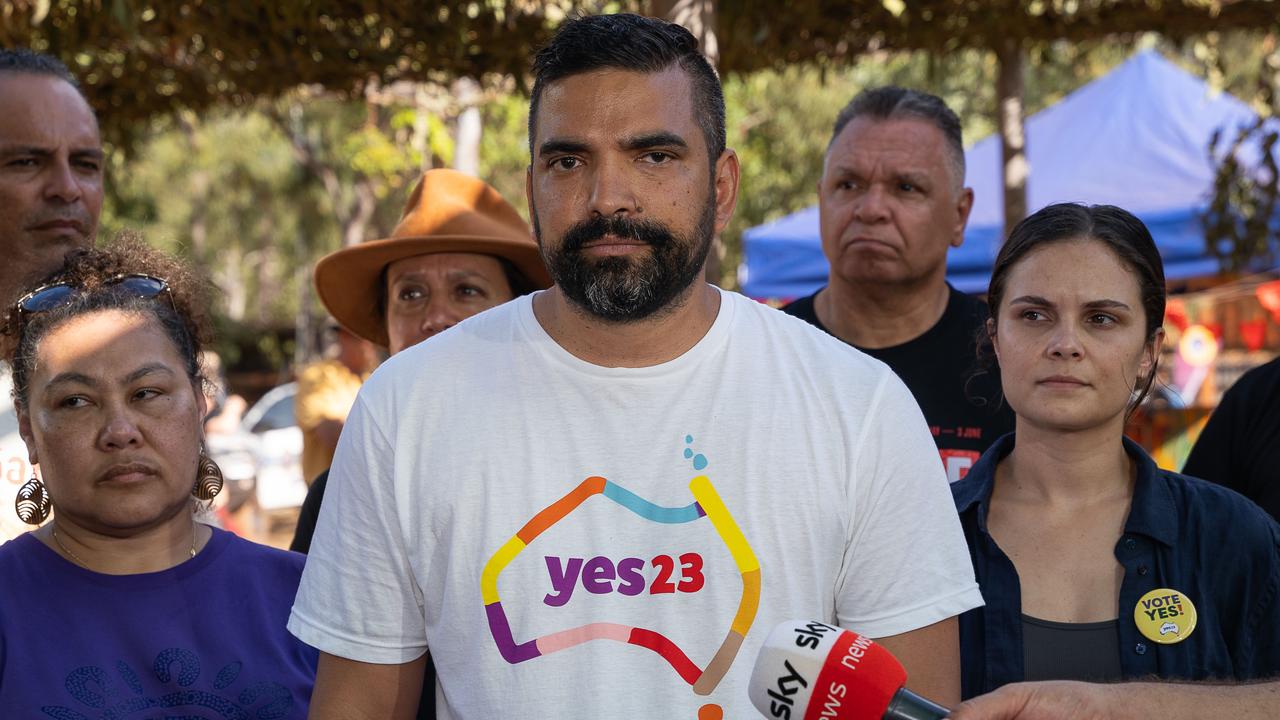 Yes campaign director Dean Parkin at the Garma Festival. Picture: Pema Tamang Pakhrin