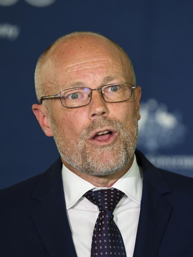 Australian Cyber Security Centre chief Alastair MacGibbon said the methodology for the attack had not been seen ‘anywhere else in the world’. Picture: AAP