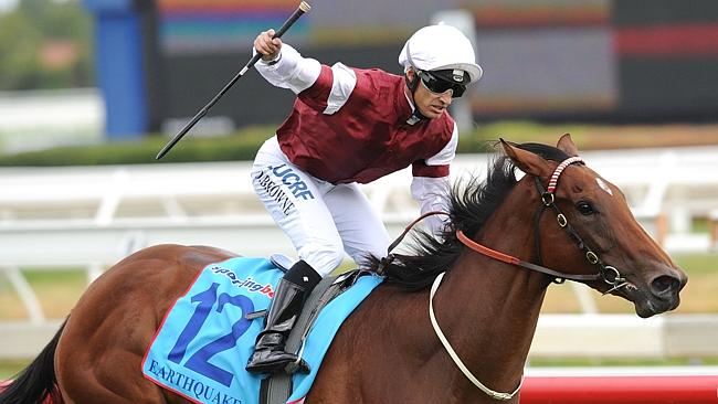 Blue Diamond winner Earthquake has been sensationally backed to win both today’s Reisling